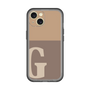 Slim Protection Premium Case［ オリジナル - initial two tone - G brown ］