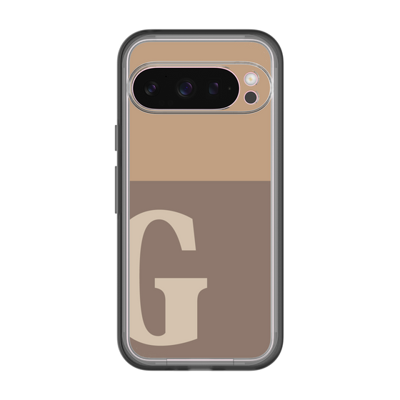 Slim Protection Premium Case［ オリジナル - initial two tone - G brown ］