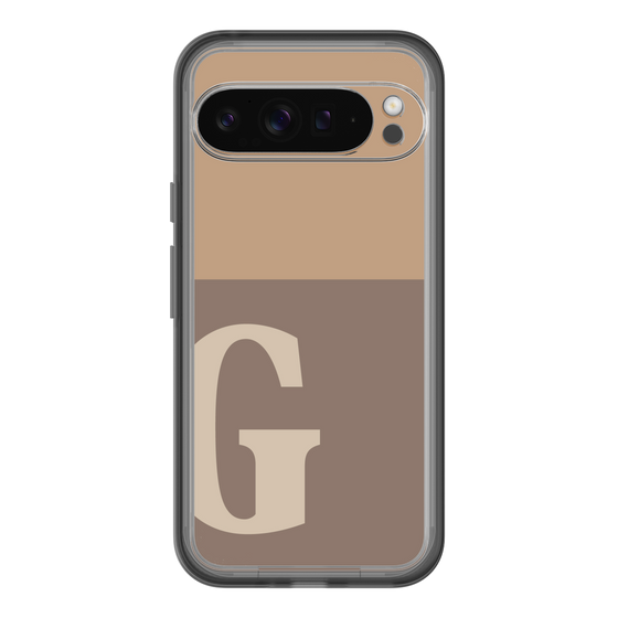 Slim Protection Premium Case［ オリジナル - initial two tone - G brown ］