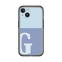 Slim Protection Premium Case［ オリジナル - initial two tone - G blue ］
