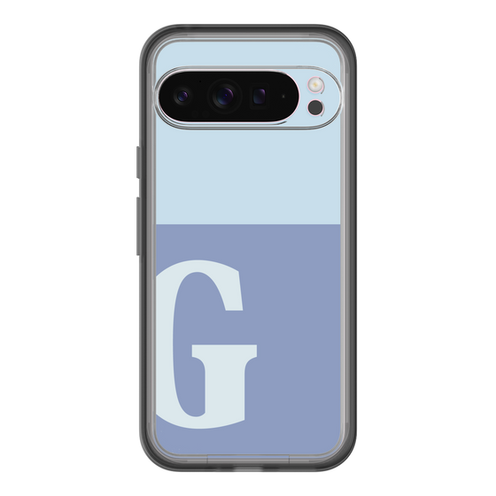 Slim Protection Premium Case［ オリジナル - initial two tone - G blue ］