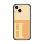 Slim Protection Premium Case［ オリジナル - initial two tone - H orange ］