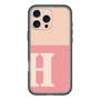 Slim Protection Premium Case［ オリジナル - initial two tone - H pink ］