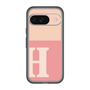 Slim Protection Premium Case［ オリジナル - initial two tone - H pink ］