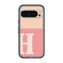 Slim Protection Premium Case［ オリジナル - initial two tone - H pink ］
