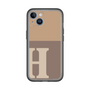 Slim Protection Premium Case［ オリジナル - initial two tone - H brown ］