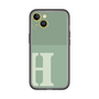 Slim Protection Premium Case［ オリジナル - initial two tone - H green ］