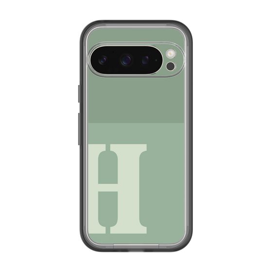 Slim Protection Premium Case［ オリジナル - initial two tone - H green ］