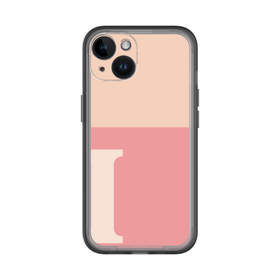 Slim Protection Premium Case［ オリジナル - initial two tone - I pink ］