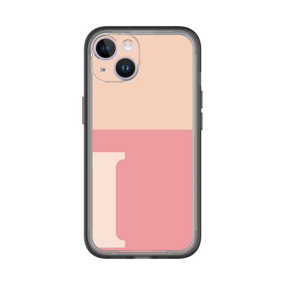 Slim Protection Premium Case［ オリジナル - initial two tone - I pink ］