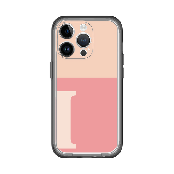 Slim Protection Premium Case［ オリジナル - initial two tone - I pink ］