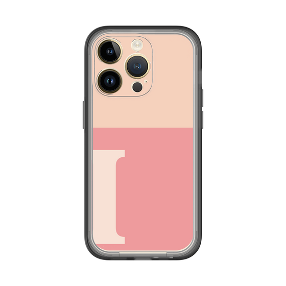 Slim Protection Premium Case［ オリジナル - initial two tone - I pink ］