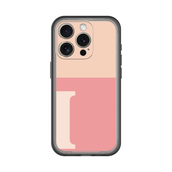 Slim Protection Premium Case［ オリジナル - initial two tone - I pink ］