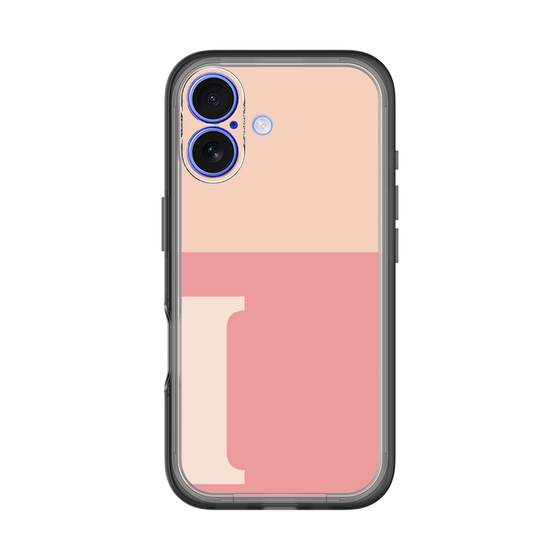 Slim Protection Premium Case［ オリジナル - initial two tone - I pink ］