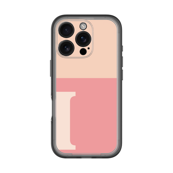 Slim Protection Premium Case［ オリジナル - initial two tone - I pink ］