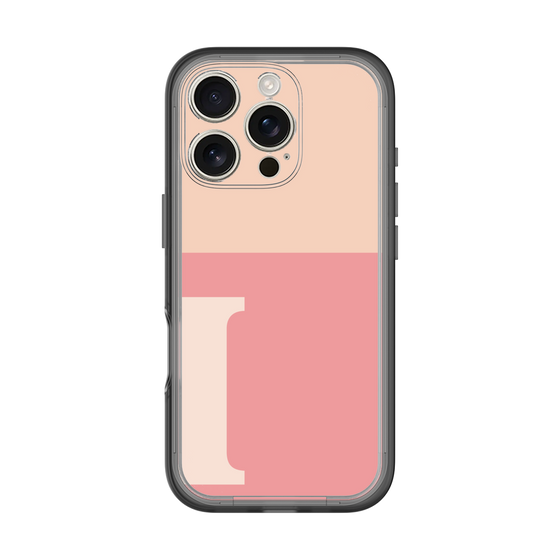 Slim Protection Premium Case［ オリジナル - initial two tone - I pink ］