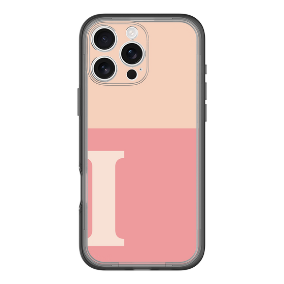 Slim Protection Premium Case［ オリジナル - initial two tone - I pink ］