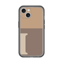 Slim Protection Premium Case［ オリジナル - initial two tone - I brown ］