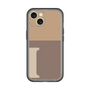 Slim Protection Premium Case［ オリジナル - initial two tone - I brown ］