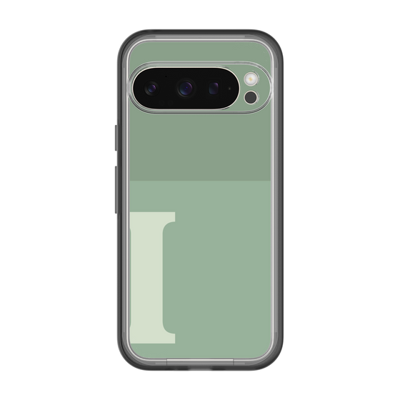 Slim Protection Premium Case［ オリジナル - initial two tone - I green ］