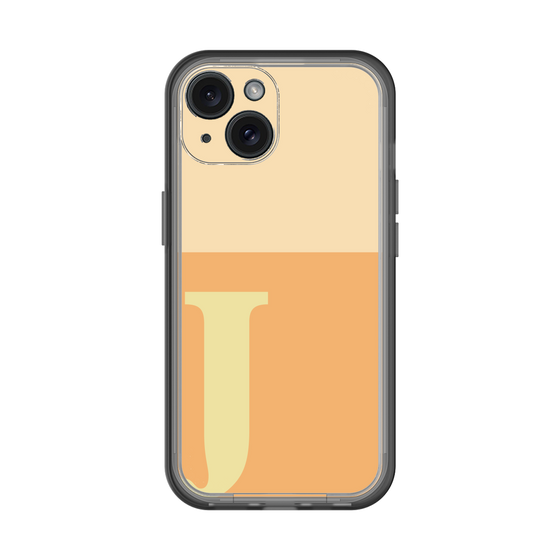 Slim Protection Premium Case［ オリジナル - initial two tone - J orange ］