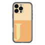 Slim Protection Premium Case［ オリジナル - initial two tone - J orange ］