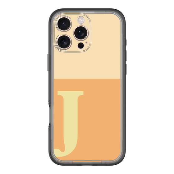 Slim Protection Premium Case［ オリジナル - initial two tone - J orange ］