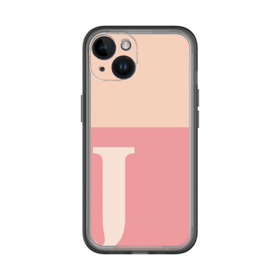Slim Protection Premium Case［ オリジナル - initial two tone - J pink ］