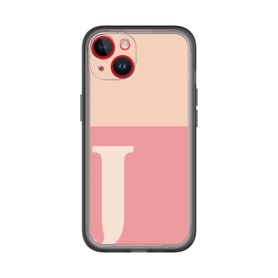 Slim Protection Premium Case［ オリジナル - initial two tone - J pink ］