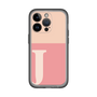 Slim Protection Premium Case［ オリジナル - initial two tone - J pink ］