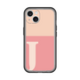 Slim Protection Premium Case［ オリジナル - initial two tone - J pink ］