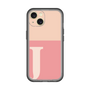 Slim Protection Premium Case［ オリジナル - initial two tone - J pink ］