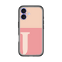 Slim Protection Premium Case［ オリジナル - initial two tone - J pink ］