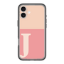 Slim Protection Premium Case［ オリジナル - initial two tone - J pink ］