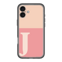 Slim Protection Premium Case［ オリジナル - initial two tone - J pink ］