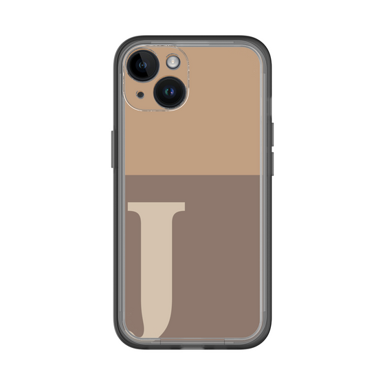 Slim Protection Premium Case［ オリジナル - initial two tone - J brown ］