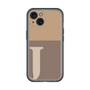 Slim Protection Premium Case［ オリジナル - initial two tone - J brown ］