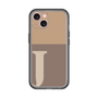 Slim Protection Premium Case［ オリジナル - initial two tone - J brown ］