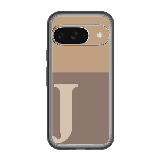 Slim Protection Premium Case［ オリジナル - initial two tone - J brown ］