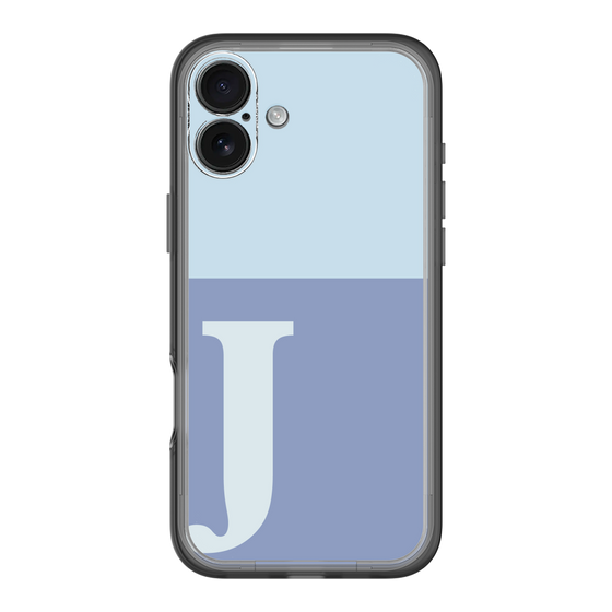 Slim Protection Premium Case［ オリジナル - initial two tone - J blue ］