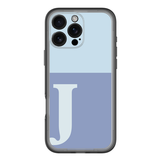 Slim Protection Premium Case［ オリジナル - initial two tone - J blue ］
