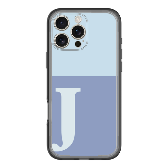 Slim Protection Premium Case［ オリジナル - initial two tone - J blue ］