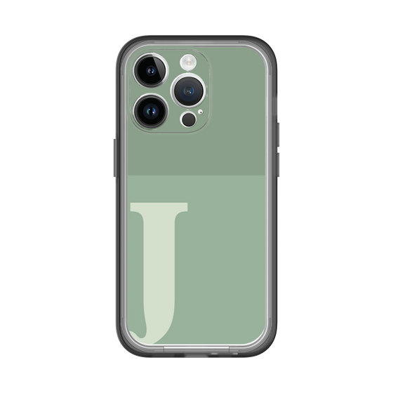 Slim Protection Premium Case［ オリジナル - initial two tone - J green ］