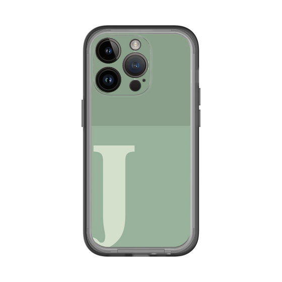 Slim Protection Premium Case［ オリジナル - initial two tone - J green ］