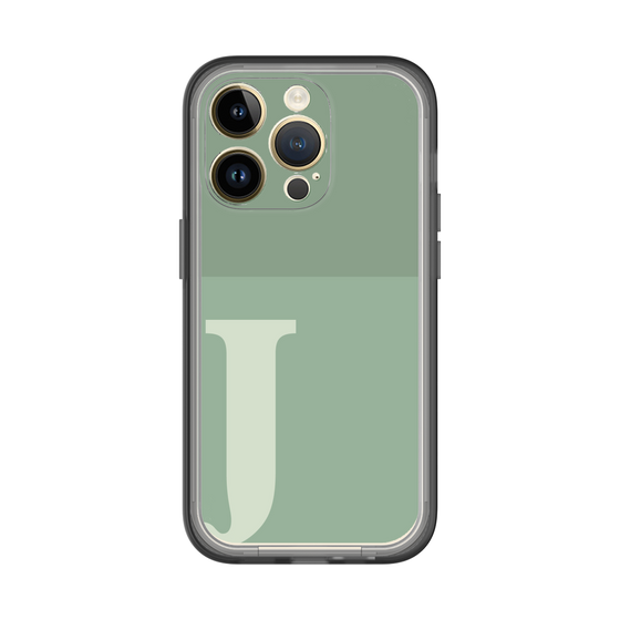 Slim Protection Premium Case［ オリジナル - initial two tone - J green ］