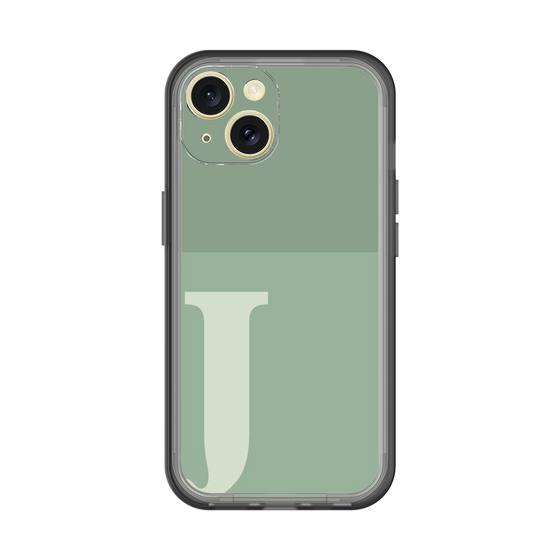 Slim Protection Premium Case［ オリジナル - initial two tone - J green ］