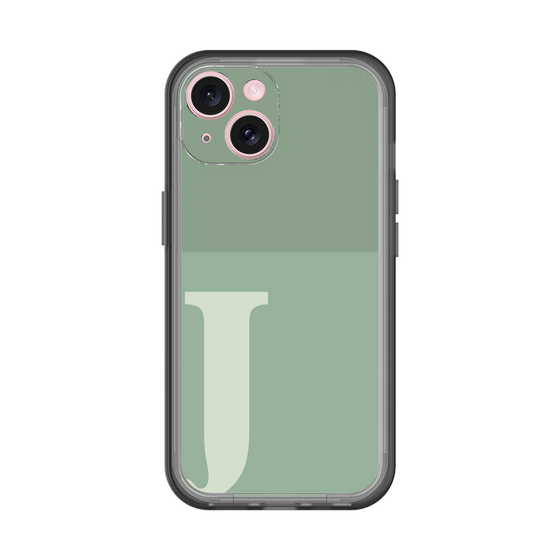 Slim Protection Premium Case［ オリジナル - initial two tone - J green ］