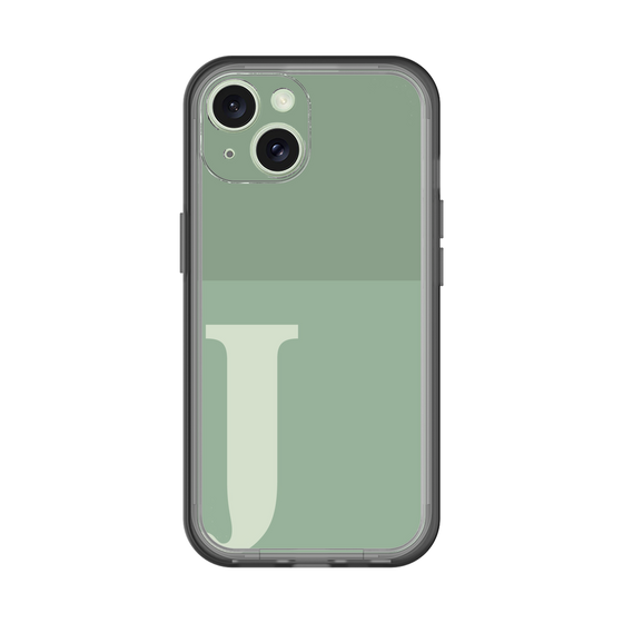Slim Protection Premium Case［ オリジナル - initial two tone - J green ］