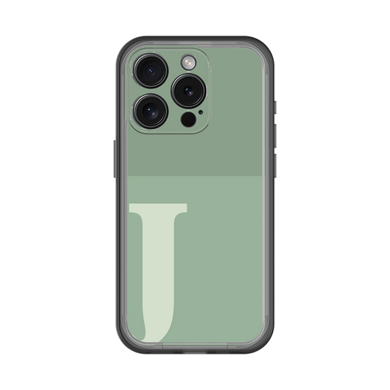 Slim Protection Premium Case［ オリジナル - initial two tone - J green ］