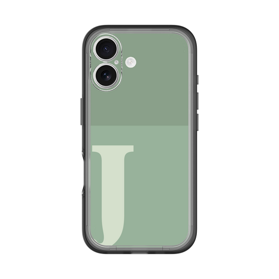 Slim Protection Premium Case［ オリジナル - initial two tone - J green ］